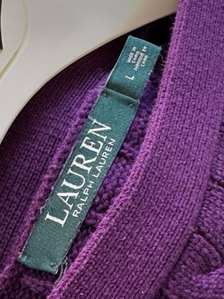 Jersey Ralph Lauren Morado Talla L