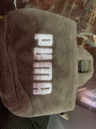 Bolso Puma peluche marrón