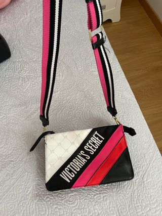 Bolso Victoria's Secret rosa y negro
