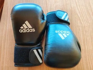 Guantes Boxeo Adidas Negro Curpiel 14oz