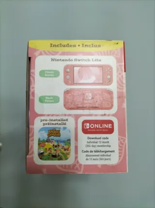 Nintendo Switch Lite Animal Crossing Coral