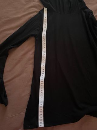 Zara Suéter Negro Talla S Capa Hombros