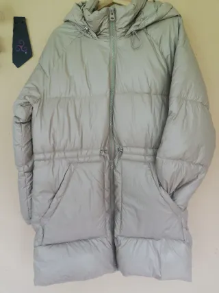 Cazadora acolchada beig