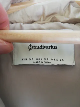 Cazadora acolchada beig