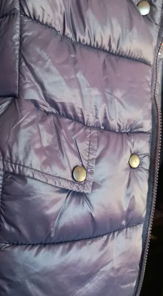 Chaqueta acolchada azul mujer Koroshi