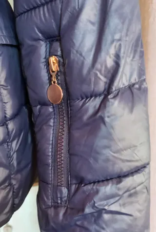 Chaqueta acolchada azul mujer Koroshi