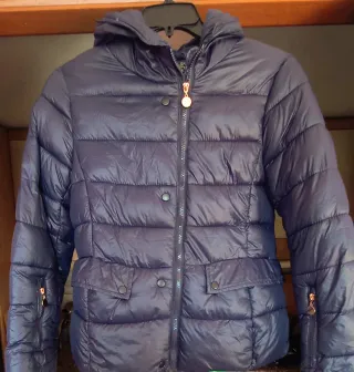 Chaqueta acolchada azul mujer Koroshi