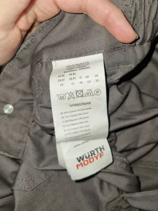 Pantalón de trabajo Würth Modyf gris