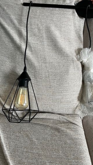 Lámpara Triple Inspire Salin Negra FRANCE E27