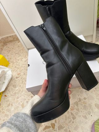 Botas plataforma negras Catwalk T.42