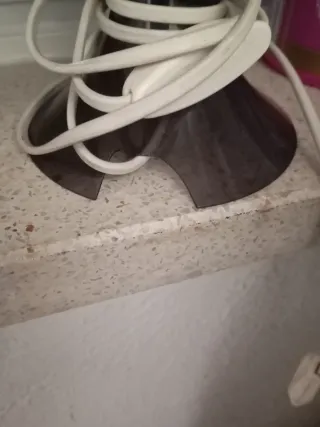 2 Lamparitas de mesa negras/grises