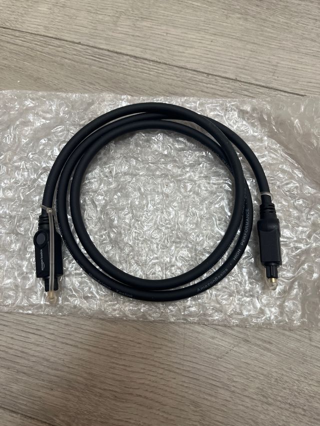 Cabo óptico de áudio digital Toslink (1 m)