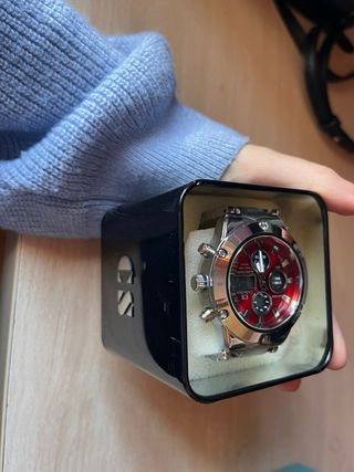 Reloj CS Collection Hombre Rojo/Plata￼