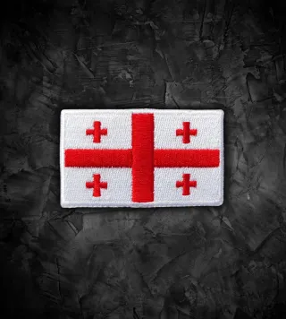 Georgia 🇬🇪 Parche bandera termoadhesiva