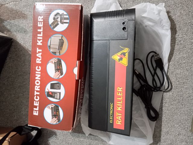 Trampa Eléctrica Ratas y Ratones Alto Voltaje