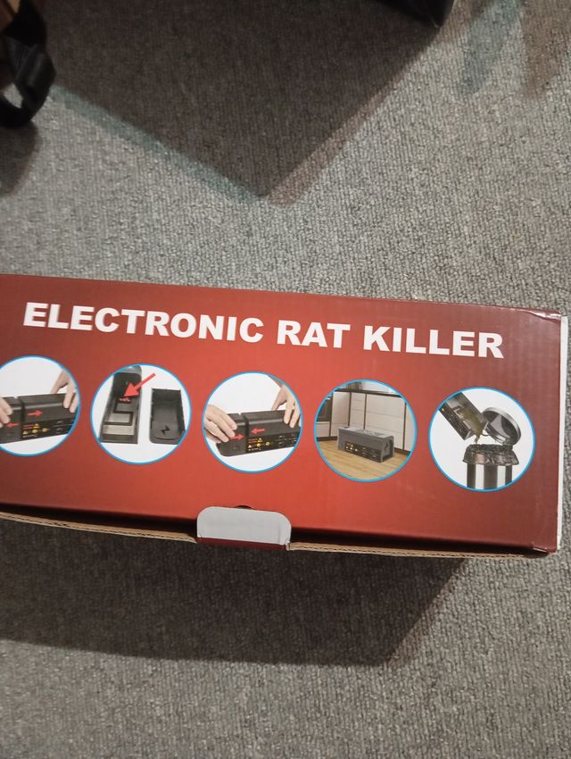 Trampa Eléctrica Ratas y Ratones Alto Voltaje