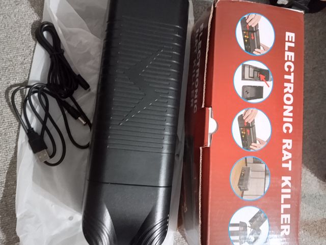 Trampa Eléctrica Ratas y Ratones Alto Voltaje