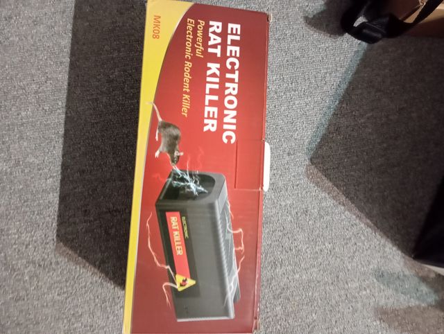 Trampa Eléctrica Ratas y Ratones Alto Voltaje