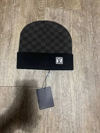 Gorro Louis Vuitton Negro y Gris