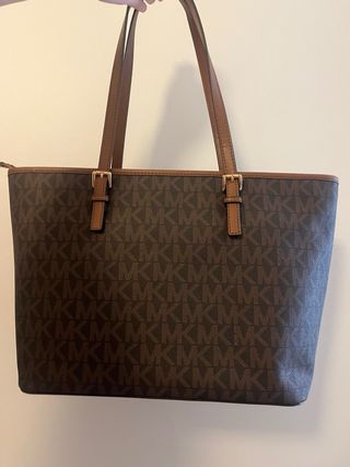 Bolso Michael Kors Marrón y Dorado