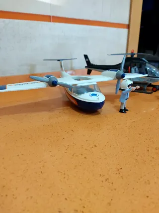 Playmobil Helicóptero y Avión