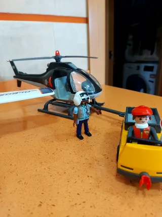 Playmobil Helicóptero y Avión