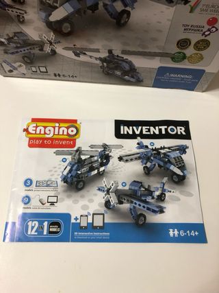 Juego construcción Engino Inventor 12 en 1
