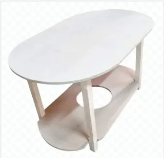 Mesa camilla ovalada madera