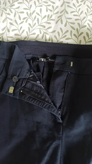 Pantalón de pinza elegante cintura elástica