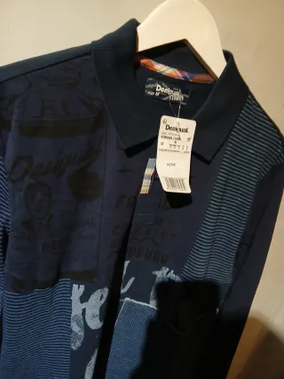 Polo Desigual Manga Larga Talla M