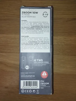 Altavoz Bluetooth ZIU ZBOOM 5.0