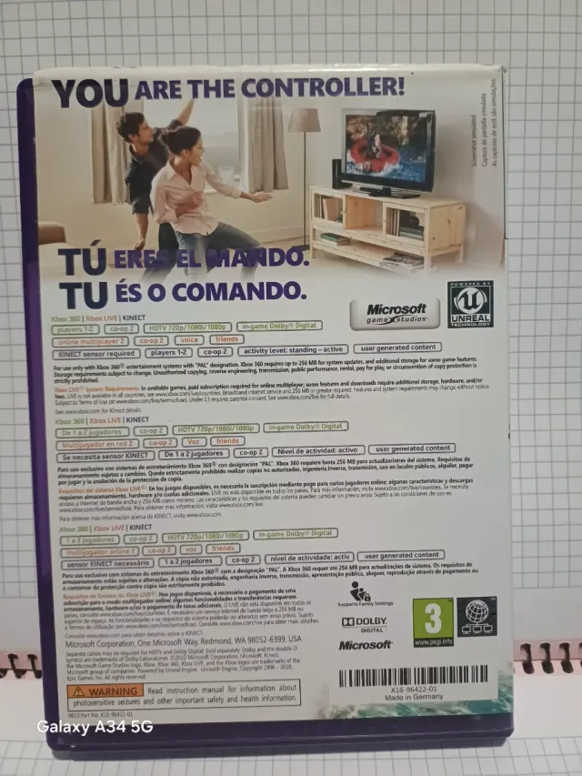 Kinect Adventures! Xbox 360 (Completo)