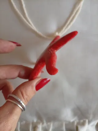 Collana Stella pasta di corallo Vintage