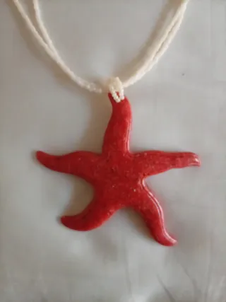 Collana Stella pasta di corallo Vintage