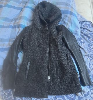 Cappotto ONLY con maniche in ecopelle - Taglia M