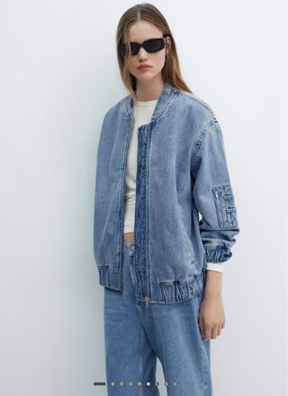 Chaqueta bomber vaquera