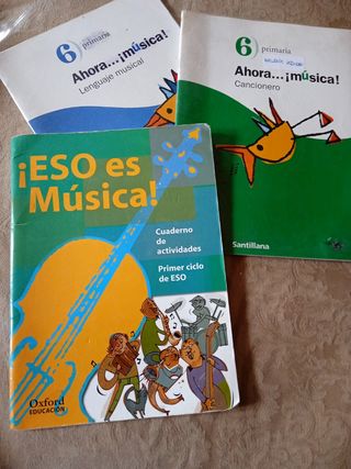 7 Libros y 8CDs aprendizaje musical