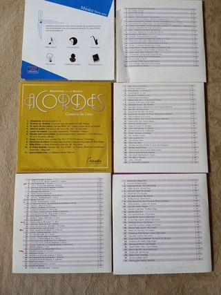 7 Libros y 8CDs aprendizaje musical