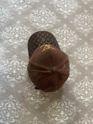 Gorra Original Louis Vuitton Marrón Dorada