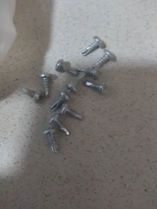 Tornillos rosca chapa 3 x 12 mm bolsa pesa 1,8kg