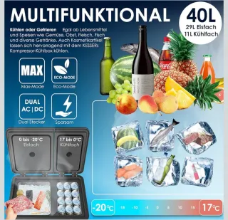 KESSER Nevera Eléctrica Premium 31L