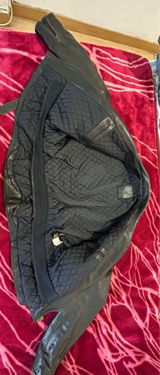 Chaqueta de cuero para moto
