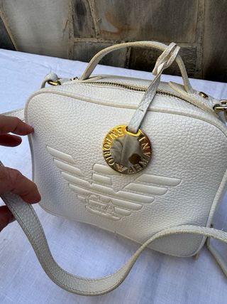 Bolso Emporio Armani Beige/Blanco