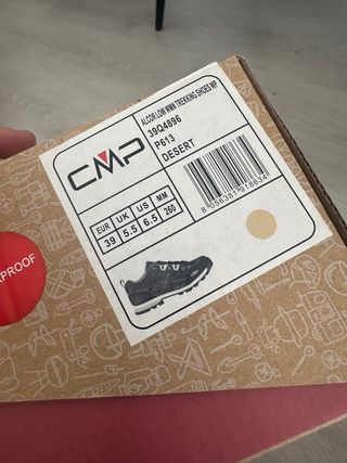 Botas trekking CMP T.39 waterproof