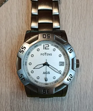 Reloj Potens World Time Automático acero nuevo.