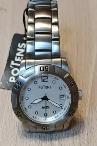 Reloj Potens World Time Automático acero nuevo.