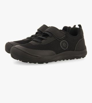 Zapatos Escolares Negros Velcro
