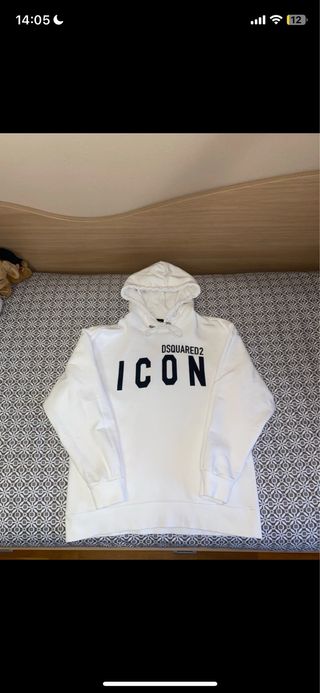 Sudadera Dsquared2 ICON Blanca