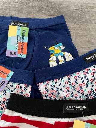 Calzoncillos niño Dulces Camino Talla 6/8