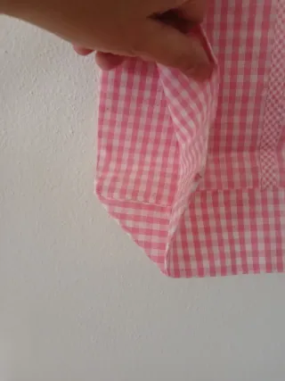 Portapannolini da appendere con cuore rosa